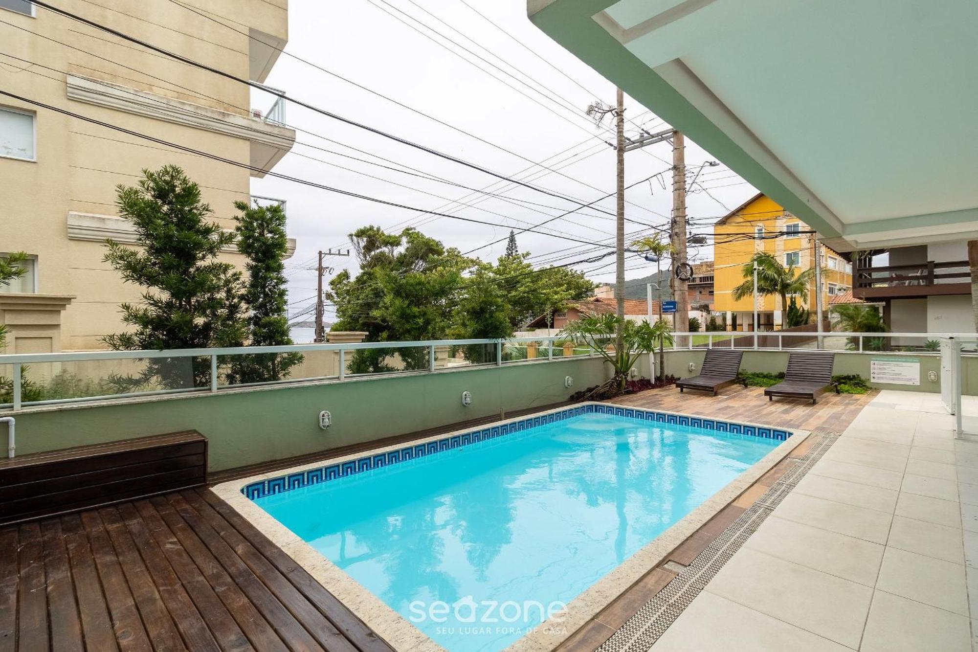 Lindo apto com sacada a 150m da praia SDP206 Florianopolis Exterior foto